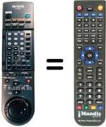 Replacement remote control RC-7VR01