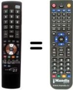 Replacement remote control RC-D3-02