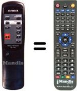 Replacement remote control RC-S106