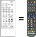 Replacement remote control RC-V37A