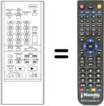 Replacement remote control RC-V38A