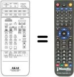 Replacement remote control RC-V56A