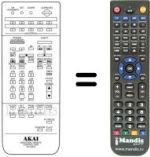 Replacement remote control RC-V67A