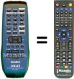 Replacement remote control RC-X121F