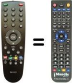 Replacement remote control Grundig 22-2920