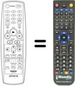 Replacement remote control RC-ZVR12