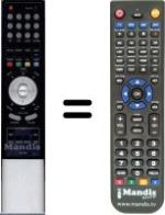 Replacement remote control RC102