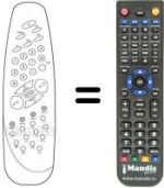 Replacement remote control Waltham CT3799B