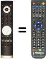Replacement remote control Inno Hit IH40755