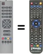 Replacement remote control RC1241