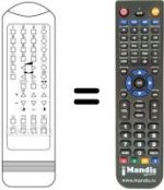 Replacement remote control RC1255