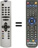 Replacement remote control RC1543