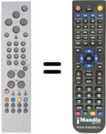 Replacement remote control NordMende RC1551
