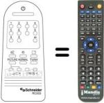 Replacement remote control RC203