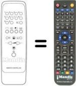 Replacement remote control RC204
