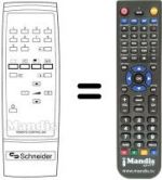 Replacement remote control RC204
