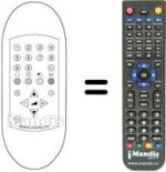 Replacement remote control RC218