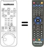Replacement remote control Hitachi RC2207X