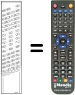 Replacement remote control RC3001