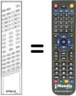 Replacement remote control RC3001