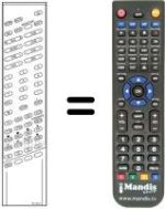 Replacement remote control RC3010
