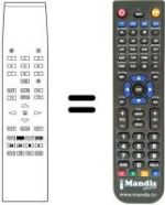 Replacement remote control RC504