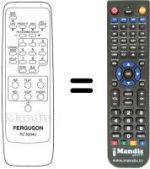 Replacement remote control RC5304U