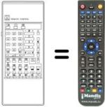 Replacement remote control RC5336