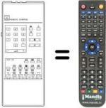 Replacement remote control RC5352