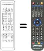 Replacement remote control RC5903