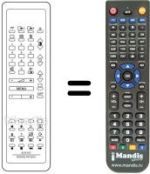 Replacement remote control RC5915