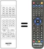 Replacement remote control RC650