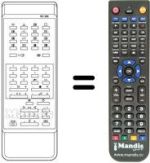 Replacement remote control RC658
