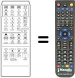 Replacement remote control RC7605