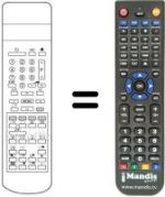 Replacement remote control RC8077