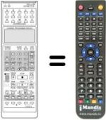Replacement remote control RC8830