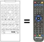 Replacement remote control RCM STEREO