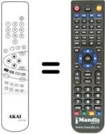 Replacement remote control RCS701