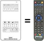 Replacement remote control RM-604B
