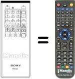 Replacement remote control Sony KV-1352