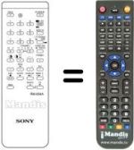 Replacement remote control Sony KV-27XSTA