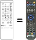 Replacement remote control Sony RM-635