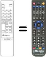 Replacement remote control RM637C