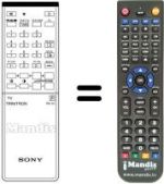 Replacement remote control RM-651