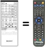 Replacement remote control RM662