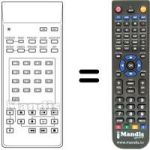 Replacement remote control RM7200