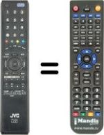 Replacement remote control JVC LT-32DP9BU