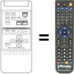 Replacement remote control RM-C575