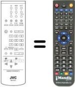 Replacement remote control JVC RM-C870
