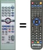 Replacement remote control JVC RM-SHXZ10A